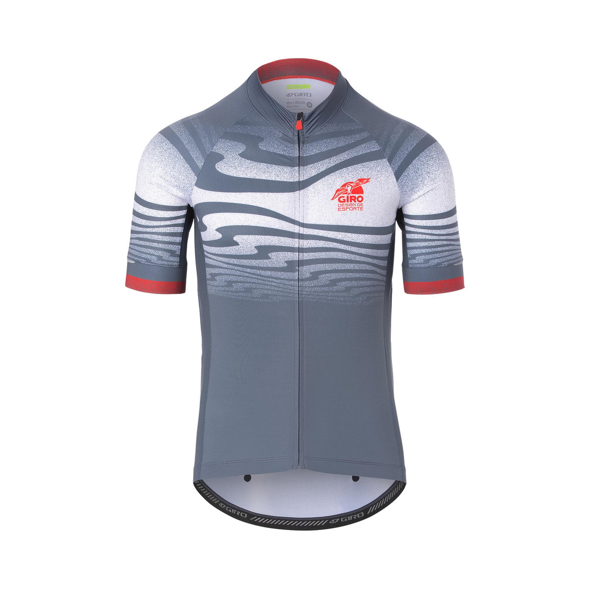 Giro Chrono Expert Short Sleeve Jersey - Ondas Collection Portaro Grey 2XL