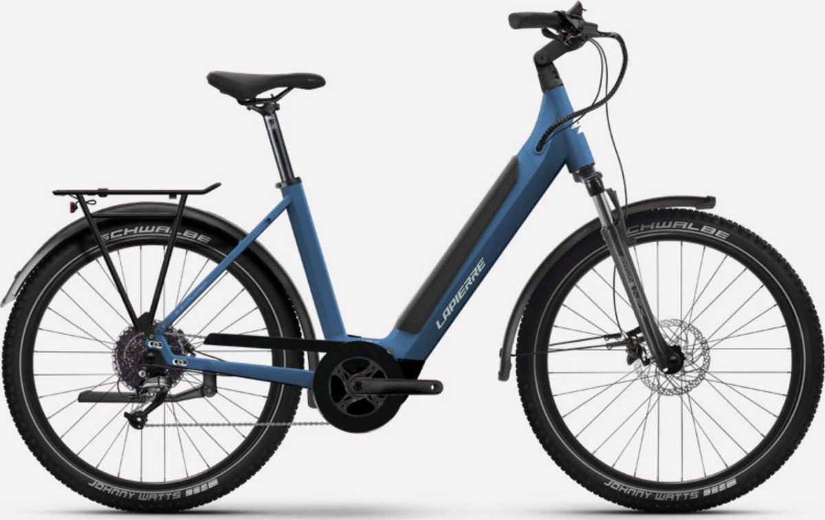 Lapierre e-Explorer 5.5 Low Womens Electric City Bike Blue/Black M