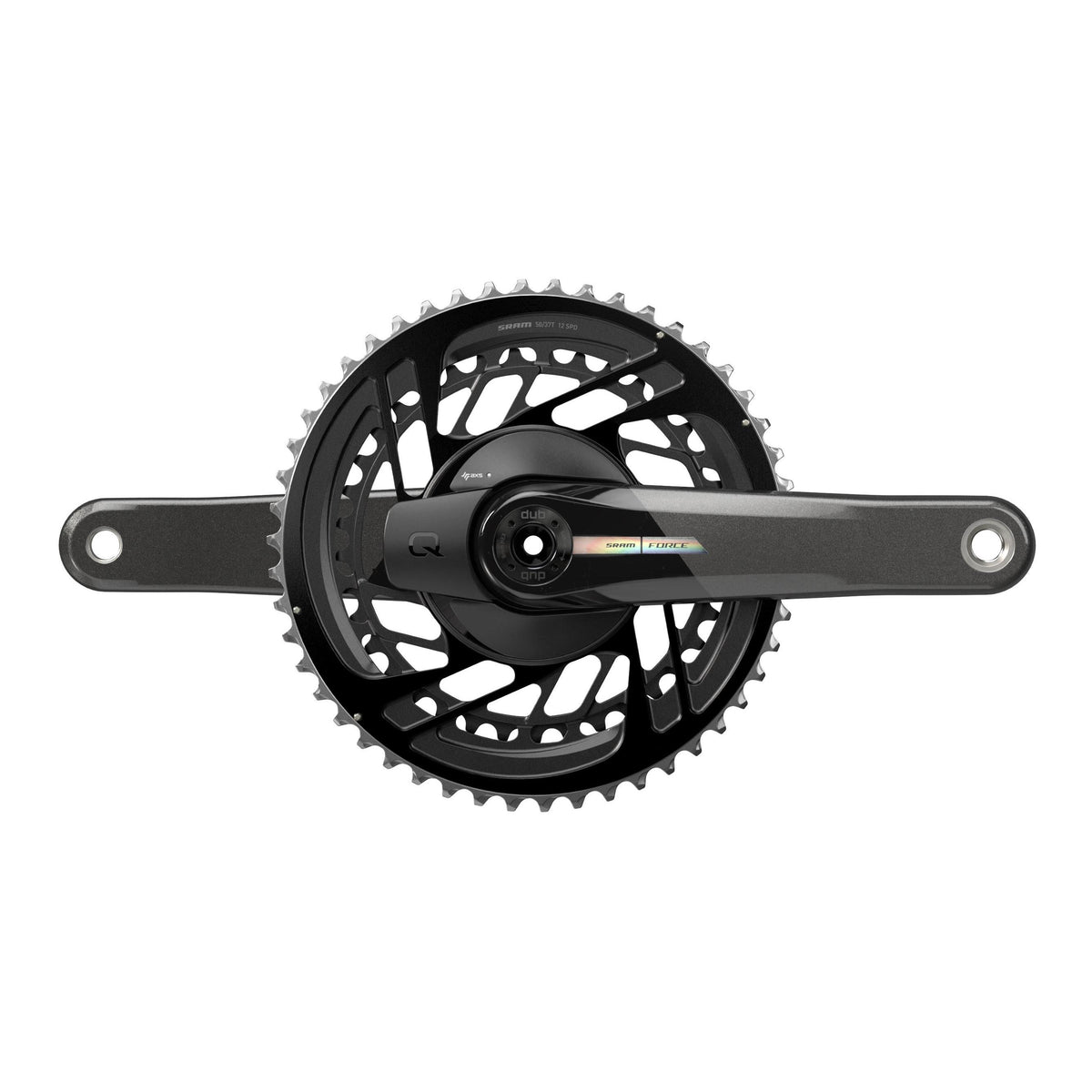 SRAM Force D2 Road Power Meter Spider DUB - 50/37T Direct Mount (BB Not Included) 165MM 