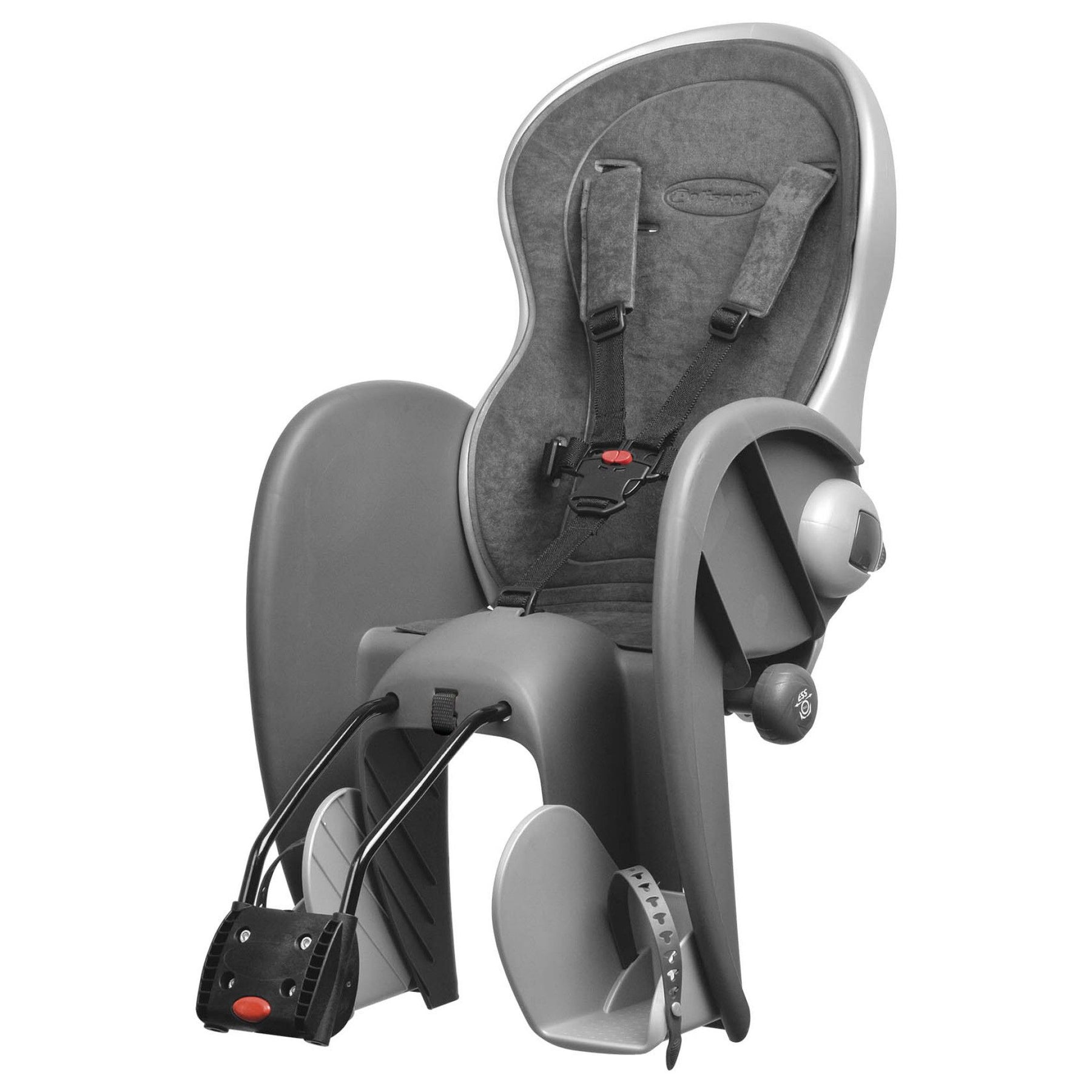 WALLABY EVOLUTION DELUXE - CHILD BICYCLE SEAT FOR FRAMES DARK GREY