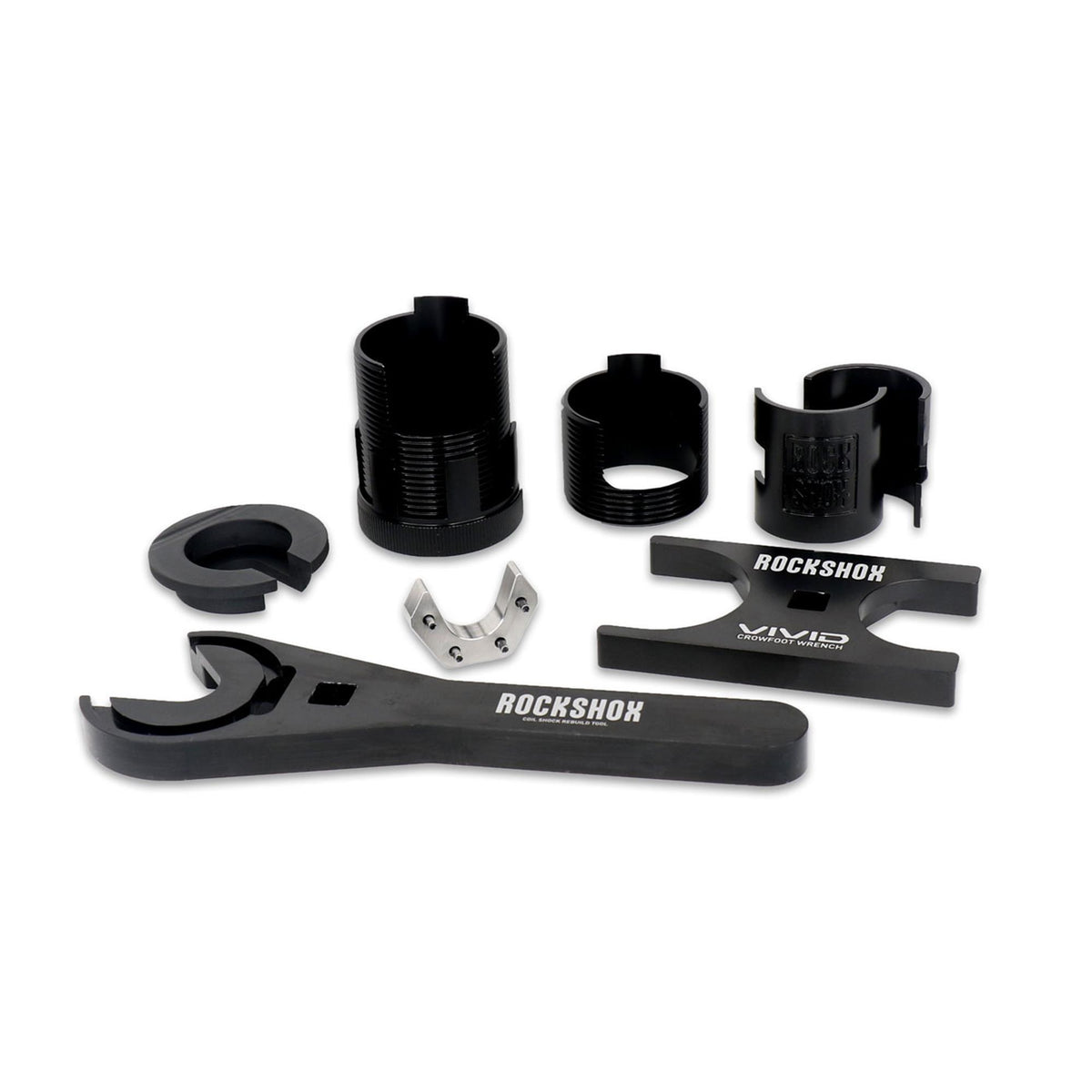 Rockshox Rear Shock Toolset For Vivid Service (Includes Countermeasure Tools, Clip, 46/36 Crowfoot, Body Protector) - Vivid C1+ (2024+)