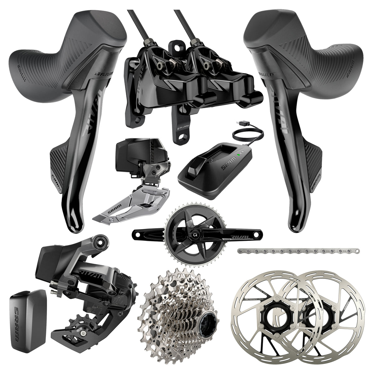 Sram Rival Axs Complete Groupset W/Power Meter