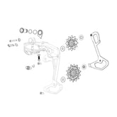 Sram Rear Derailleur Inner Cage Sx/Nx Eagle And Gx Eagle Axs Including Screws