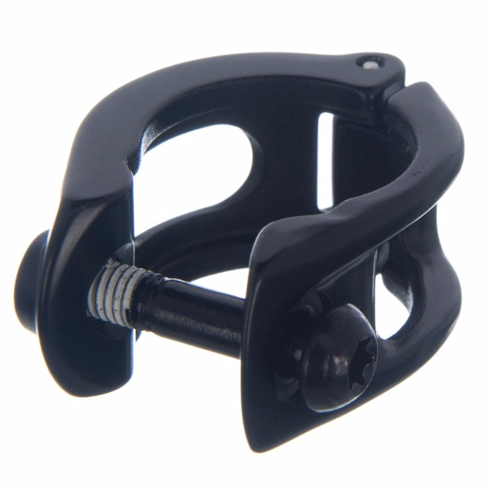 SRAM Spare - Disc Brake Lever Clamp - Hinge-Clamp Black (Includes - Stainless T25 Black Bolt) Qty 1 - Code, G2, Guide, Level, Elixir, Db Title 