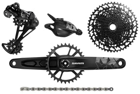 Sram Nx Eagle Dub Groupset (Rear Der, Trigger Shifter W Clamp, Crankset Dub 12s W Dm 32t X-sync Chainring, Chain 126 Links 12s,cassette Xg-1230 11-50t, Chaingap Gauge)