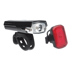 Blackburn Dayblazer 400 Front + Click Usb Rear Light Set