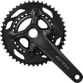 Shimano GRX RX610 Crankset Double Chainring Black 46/30T 175mm