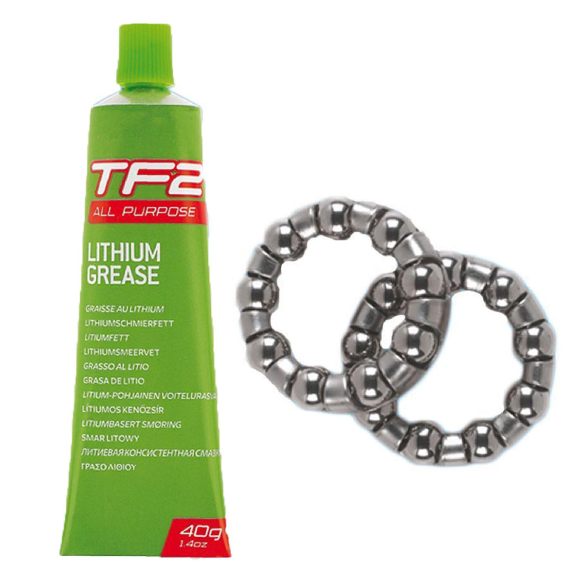 Weldtite 1/4" BB Cages & Grease