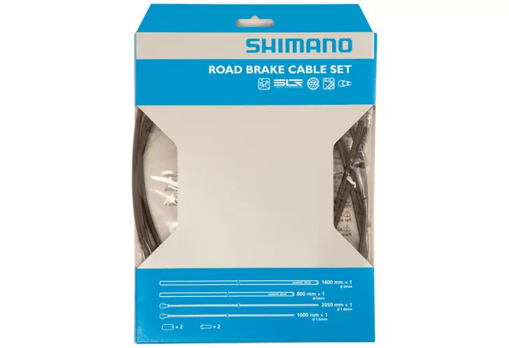 Shimano Road gear cable set with SIL-TEC coated inner wire