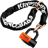 Kryptonite New York Noose (12 mm / 130 cm) - with Ev Series 4 Disc Lock Sold Secure Gold