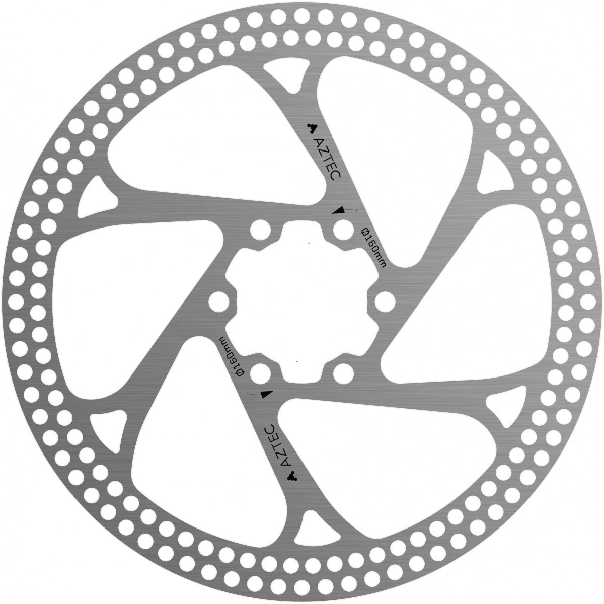 Aztec Stainless Steel Circles Rotor 180mm