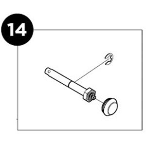 Thule Clevis Axle Assembly for 17-X
